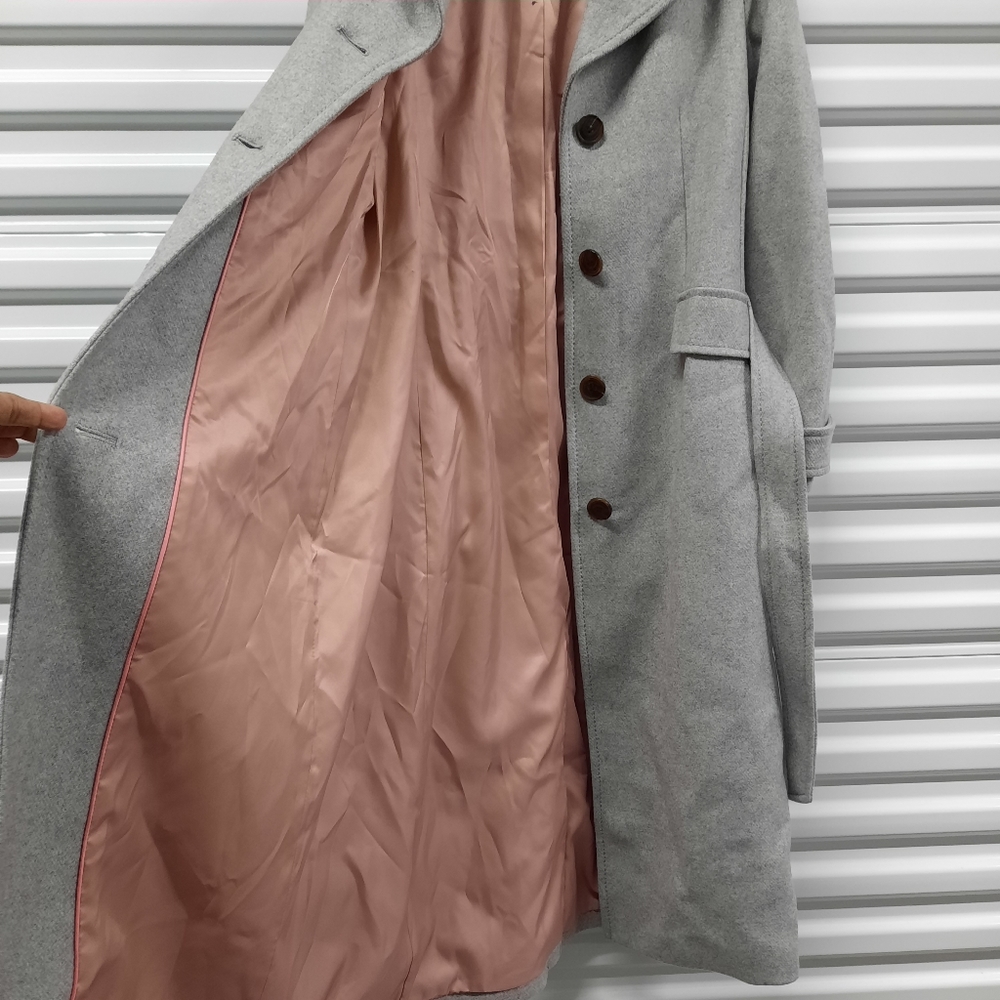 Kate Spade Womens Coat Size Small Gray Wool Blend - Picture 3 of 11